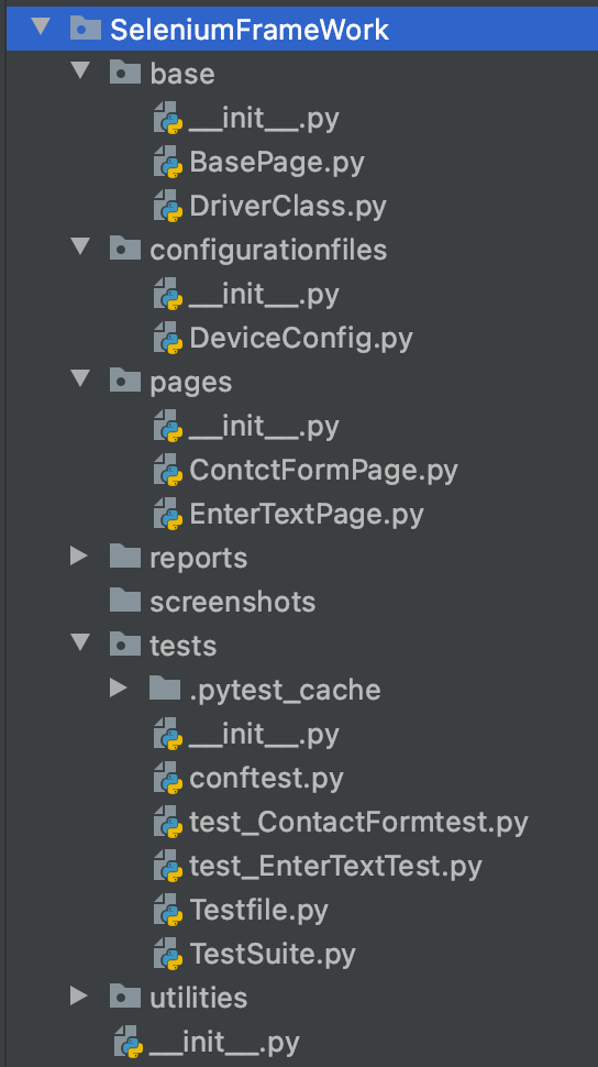 Framework Structure